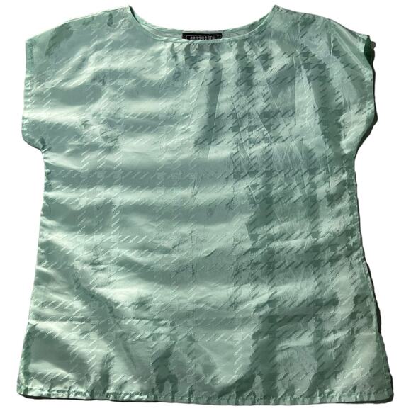 Aansworth 90s Aqua Blue Top – Office Casual, Good Condition - Picture 5 of 16